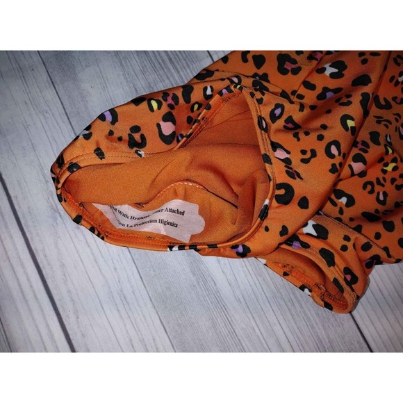 Girls‎ Cat And Jack Orange Swimsuit Size 4/5 - Picture 3 of 5